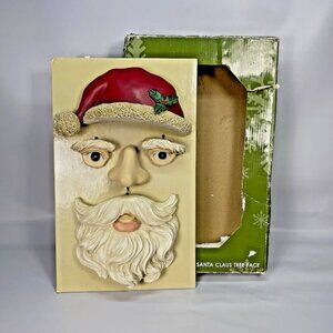 Santa's Face Christmas Decor In/Outdoor Tree Hugger Yard Art Garden/Door / Wall